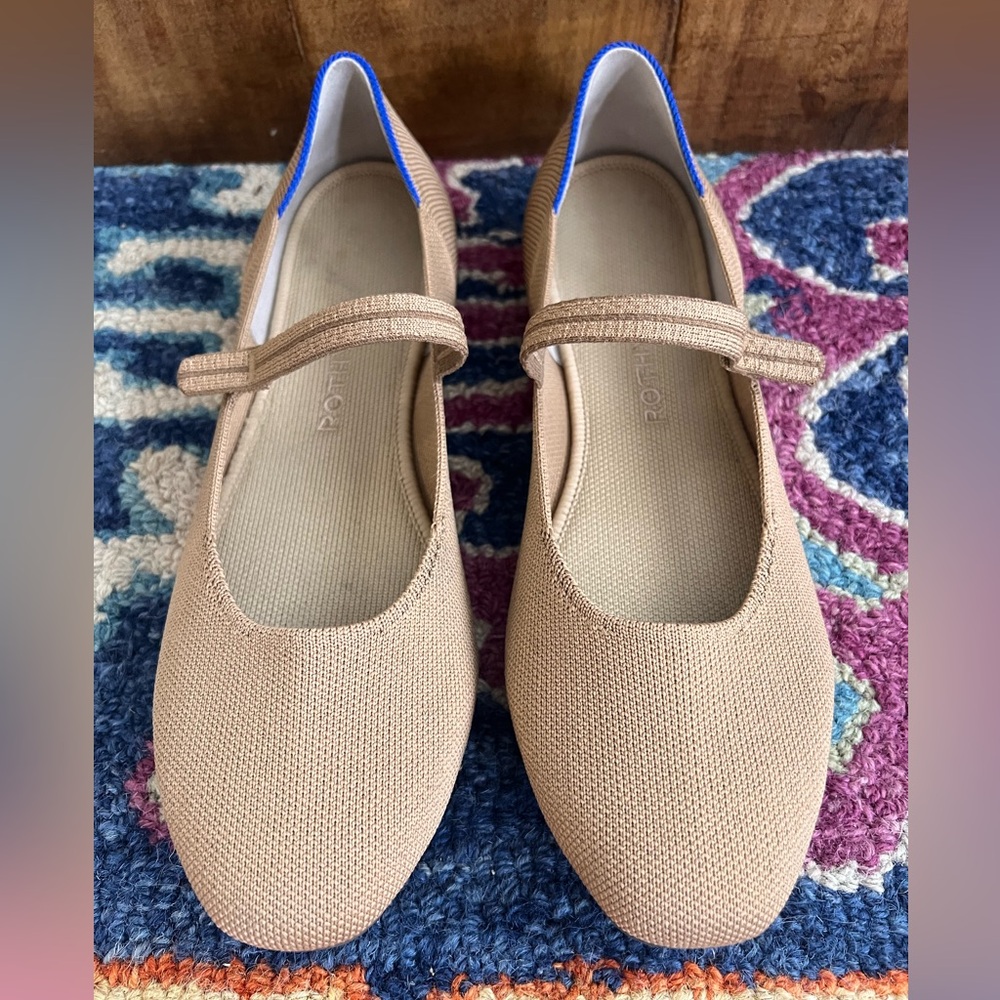 Rothy’s The Square Mary Jane in Wren. 10.5 Worn once, excellent condition.